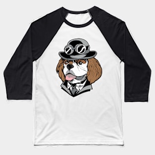 Cavalier King Charles Spaniel in Steampunk Outfit Baseball T-Shirt